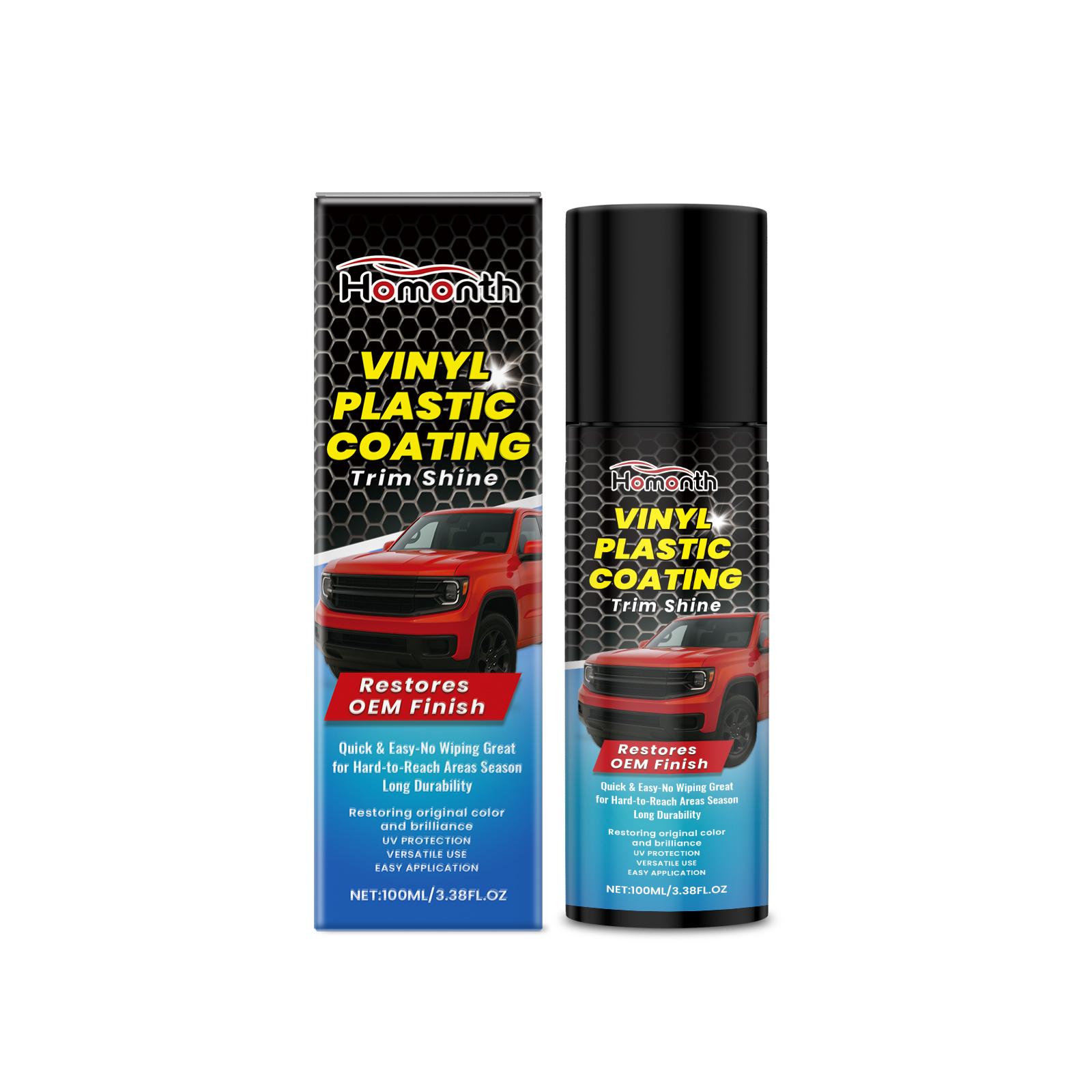 

Многоцелевой пластиковый спрей-покрытие - Пылеотталкивающий, Устойчивый к пятнам и Усиливающий блеск для салонов автомобилей - Универсальное использование