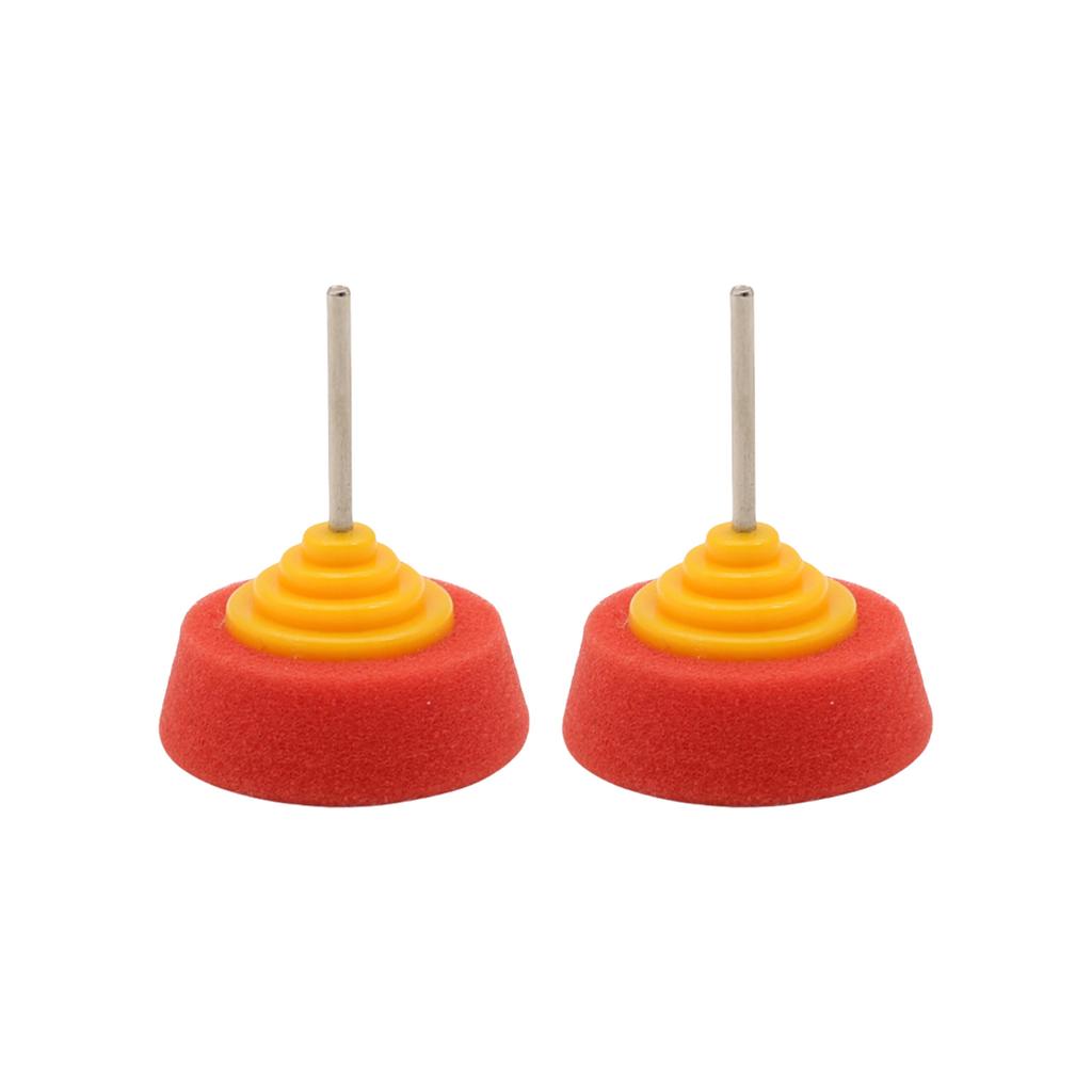 Pack mit 2 Hochdichte Schwamm-Polierpads für Autoräder und Oberflächen Bohraufsatz für Autopflege Präzise Arbeit