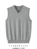 Gilet Pull sans manches en maille 100% Cachemire à col en V pour Homme Automne/Hiver