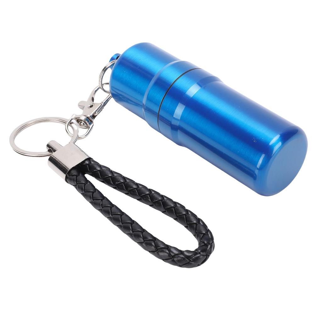 Portable Airtight Container Water Proof Aluminum Alloy Well Sealing Metal Storage Tube for Outdoor Camping Travel
