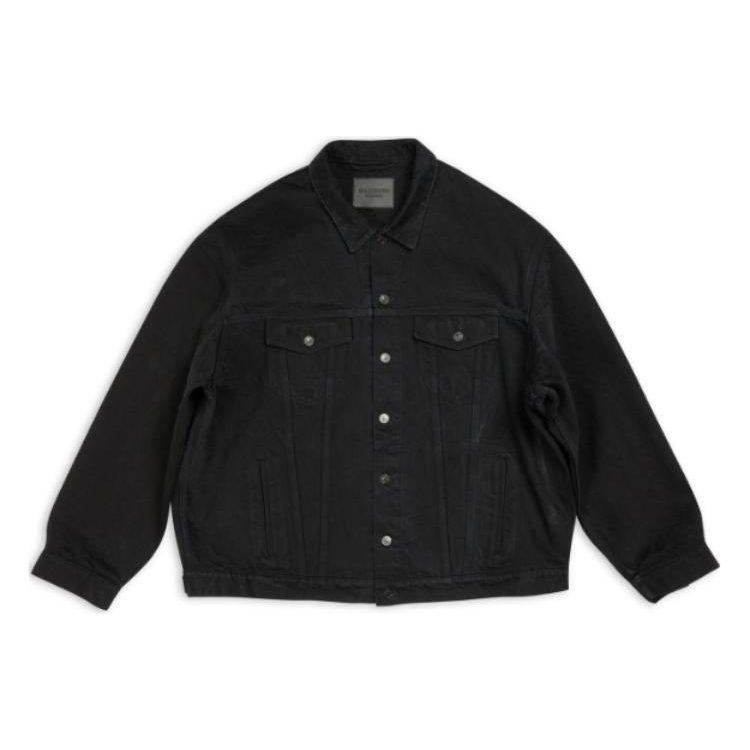 Balenciaga Japanese Selvedge Heavy Denim Oversized Jacket 724649TNW401105