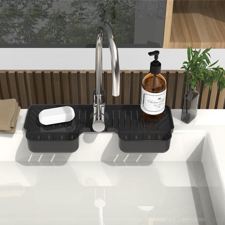 Thickened Faucet Splashproof Water Pad Version Silicone  Absorbent Pad Sink Anti-spray and Drain Water Retaining Pad For Kitchen