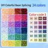 7200 Stück 2,6 mm Loch Mini Hama Perlen Perler Bügelperlen DIY Frühpädagogik Bastelspielzeug Puzzles Kinder Geburtstagsgeschenk