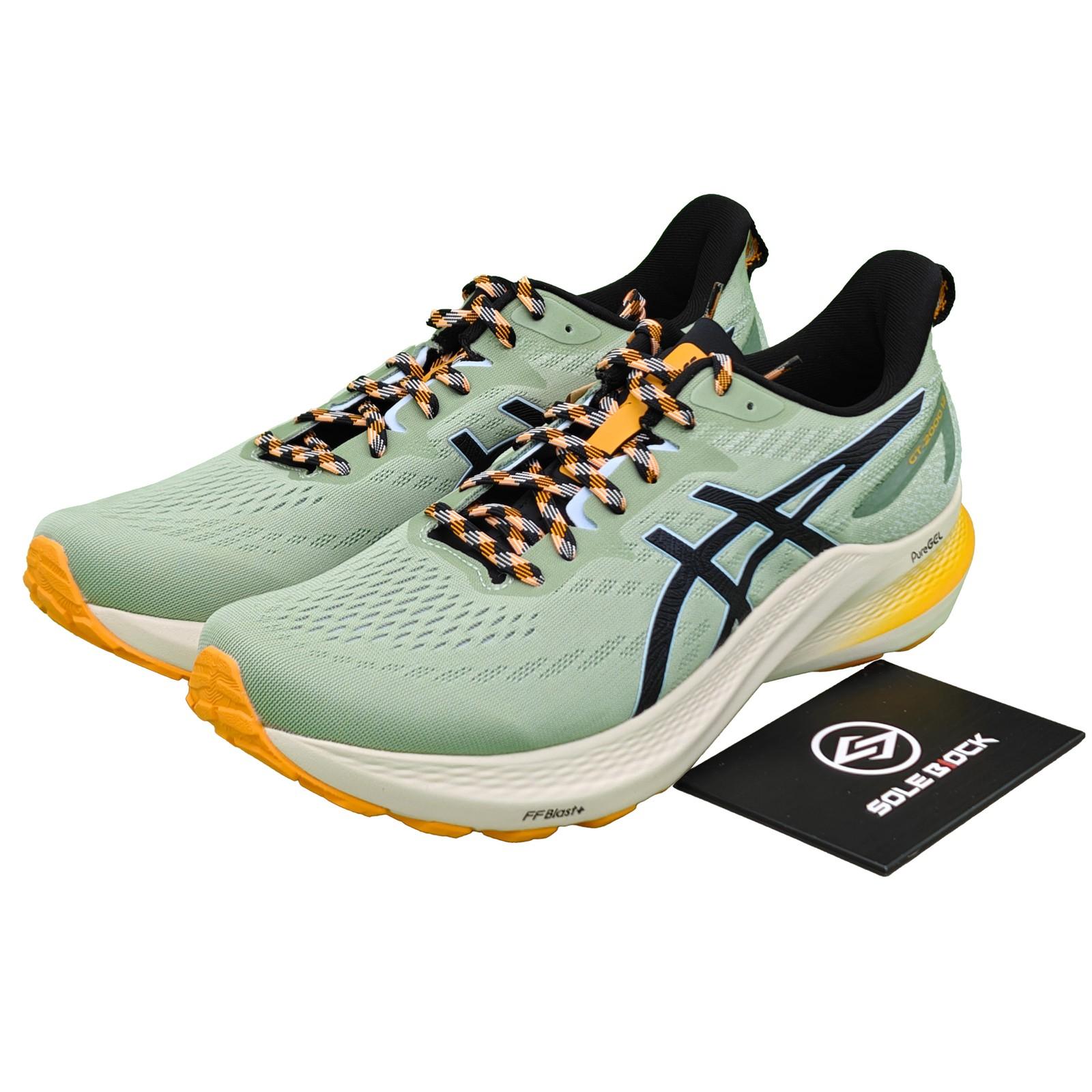 ASICS GT 2000 12 TR Nature Bathing - Green Fellow Yellow - 1011B775-250 41.5