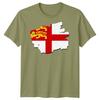 England Three Lions Flag English Heritage Unisexs TShirt Distressed