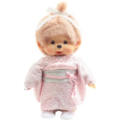 Kyugetsu Offizielles Original Kimono Monchhichi Mädchen Milch Tee Braun IPM-110-Z