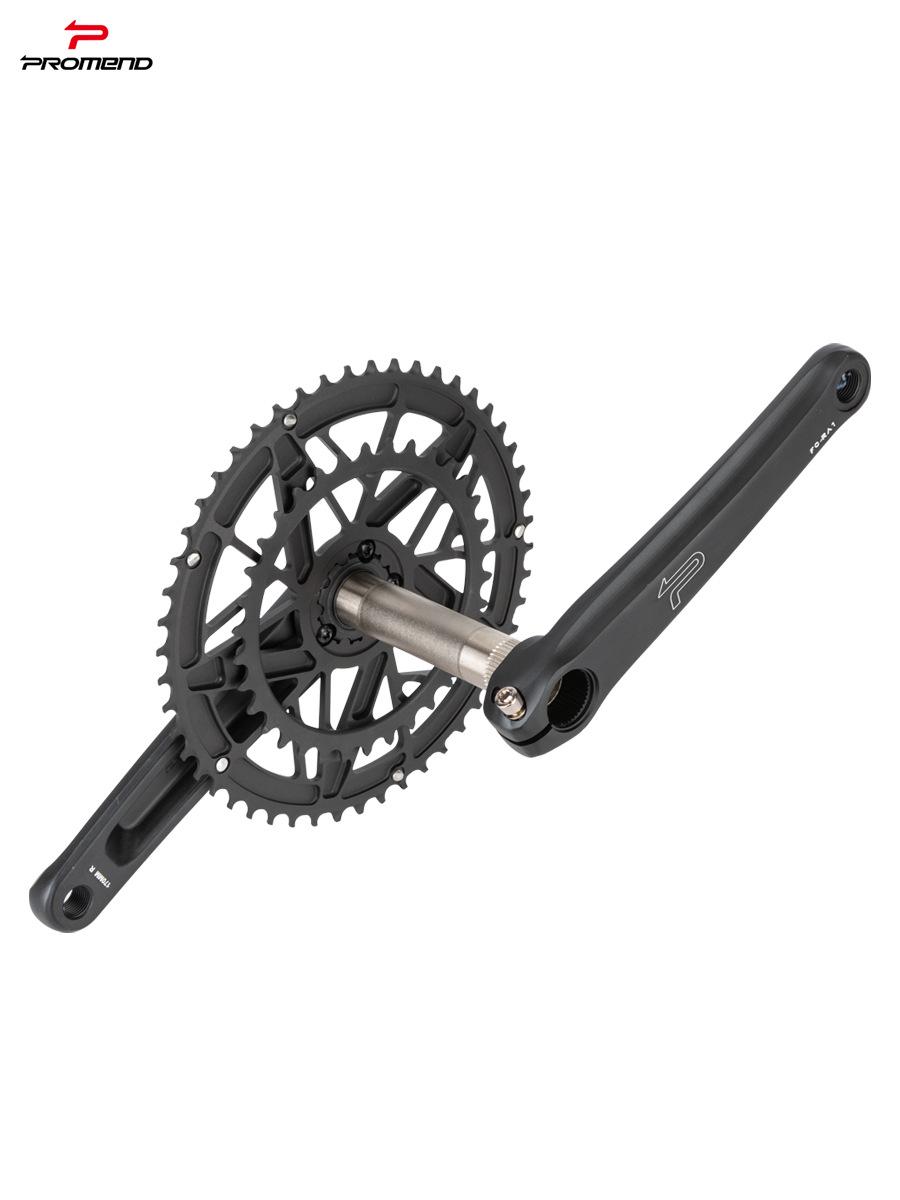 

Lightweight Full Aluminum Road Bike Crankset 34T/50T/36T/52T, 170mm, 8-12 Speed Chainring 50/34 Teeth