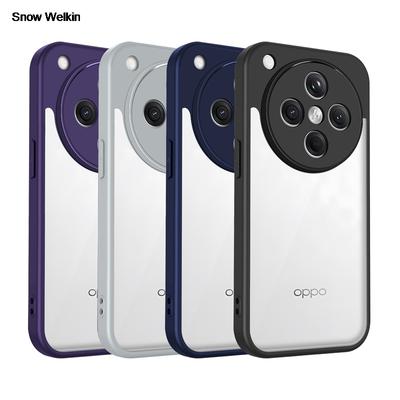 Transparente Silikonhülle für Oppo Find X8 Pro FindX8 PC-Rückseite TPU-Bumper Stoßfest Klare Handyhüllen Abdeckung