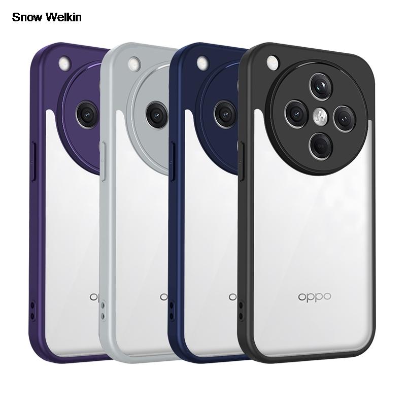 Transparent Silicone Case For Oppo Find X8 Pro FindX8 PC Back TPU Bumper Shockproof Clear Phone Cases Cover