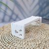 Bench Shaped Candle Holder Molds Bench Candlesticks Molds for Making Candle Holder Gypsum Decorations Christmas Gift