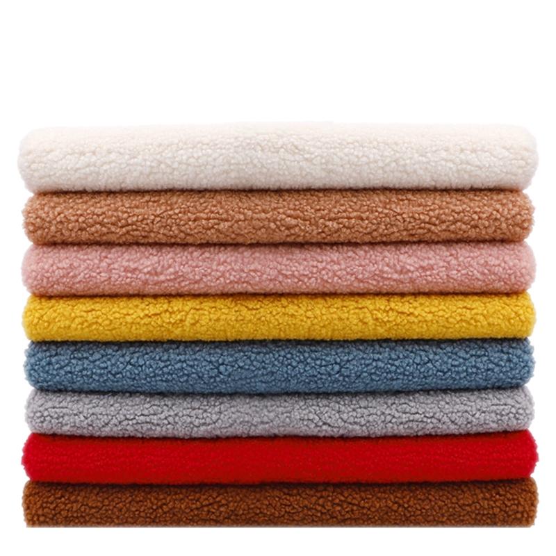 0.5m/1m/2m Thickened Lamb Wool Fabric for Sewing Pet Beds HatWinter Outerwear Pillows  Handmade DIY Festival Doll Fabric