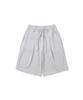 XOX One-Pleat Wide Sweat Shorts [M/Grey]