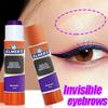 Przezroczysty klej do brwi w sztyfcie zmieniający kolor, zmywalny, do rękodzieła DIY, cosplay, modelowania brwi, artykuły biurowe, do nauki