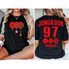 Maglietta BTS World Tour 2026, T-shirt Bangtan Boys Ritorno 2026, Grafica Merchandising Concerto Kpop, Regalo per Fan ARMY, T-shirt BTS Nero Vintage Lavato