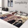 Japanses Cartoon Given Floor Mat Non-Slip Laundry Room Mat Laundry Decor Balcony Child Living Room Household Carpets