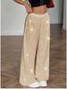 Frühjahr/Sommer 2026 High-Waist Pailletten Hose Locker Fließend - Damenmode Kollektion