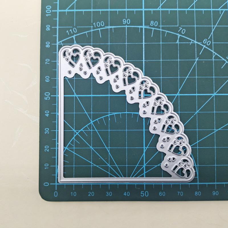 

Любовный конус, художественный узор, металлические штампы, ремесленные штампы для тиснения для изготовления карт, декор, трафарет для скрапбукинга