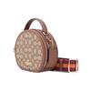 Coach Canteen 17 Classic Monogram Zip Closure Signature Jacquard With Exquisite Pebble Leather Handheld Shoulder Crossbody Bag Small CO986-IMVGB