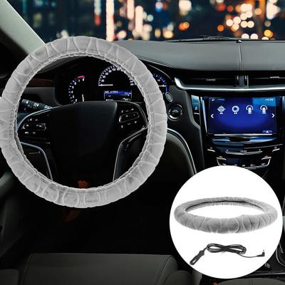 Universal Auto Beheizte Lenkradabdeckung Elektrische Heizung Winter Handwärmer Auto Warm Anti-Rutsch-Schutz Fahrzeugzubehör