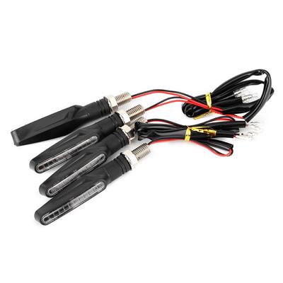 4 Stück Gelbes LED Blinklicht 12V Blinker Universal Motorradzubehör