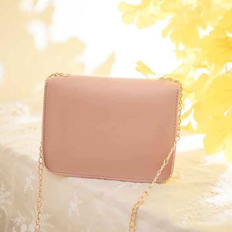 Новая корейская версия контрастной цветной кисточки маленькая квадратная сумка на плечо — фото 4