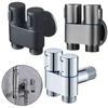 G1/2 Mini Multi-function Faucet, Brass 1 Into 2 Out Dual Control Washing Machine Chrome/Gray Tap Three-way Triangle Valve