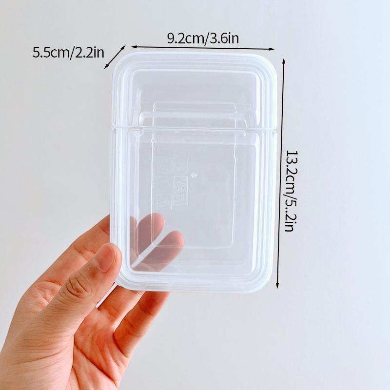 Transparent Plastic Storage Box Photocards Small Card Storage Box Organizer Kpop Photocard Storage Box Small Card Storage Box