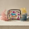 1pc Clear Makeup Bag Transparent Travel Toiletry Pouch Airport Gym Wash Organizer Zipper Cosmetic Handbag With Handle Toiletry