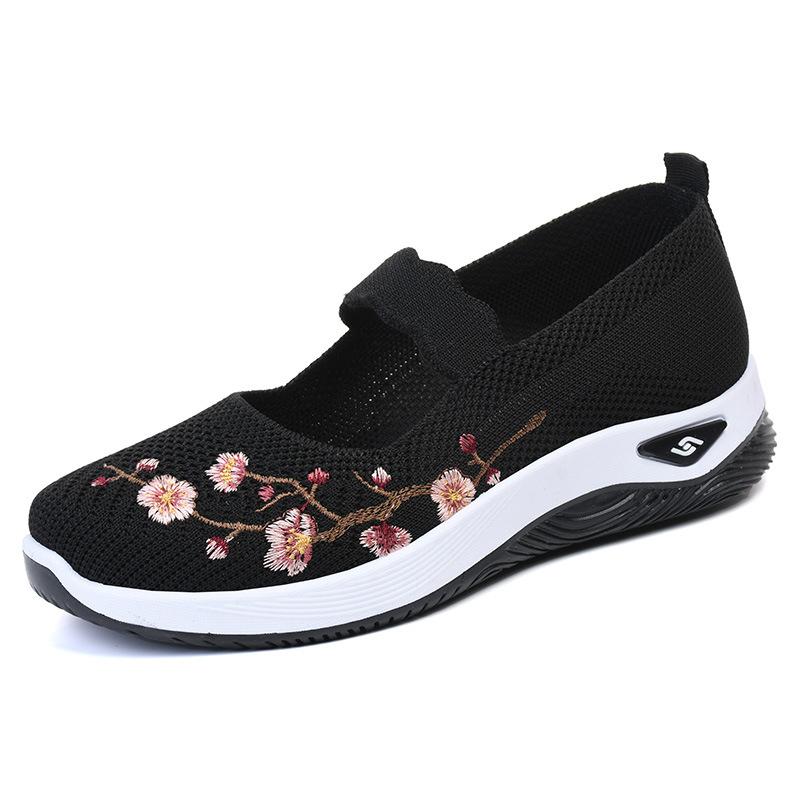 Spring and Autumn New Women's Sports Shoes Fashionable Breathable Lightweight Non-Slip Wear-Resistant Casual Sports Shoes