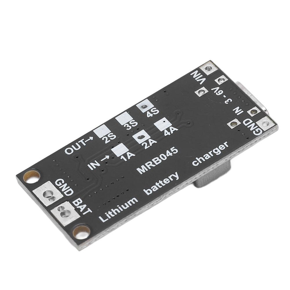 2 Stück 4S Typ C Lithium-Batterieladegerät 2A Laden Ladeplatine Step-up-Modul Batterieladegerät