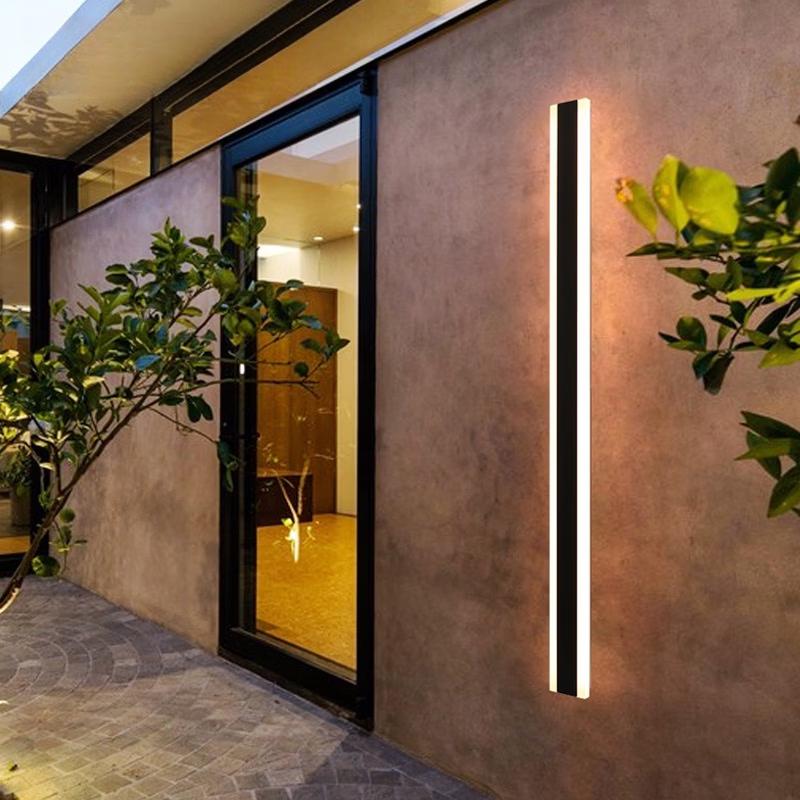 Oeny Modern Outdoor/Indoor LED Strip Wall Light