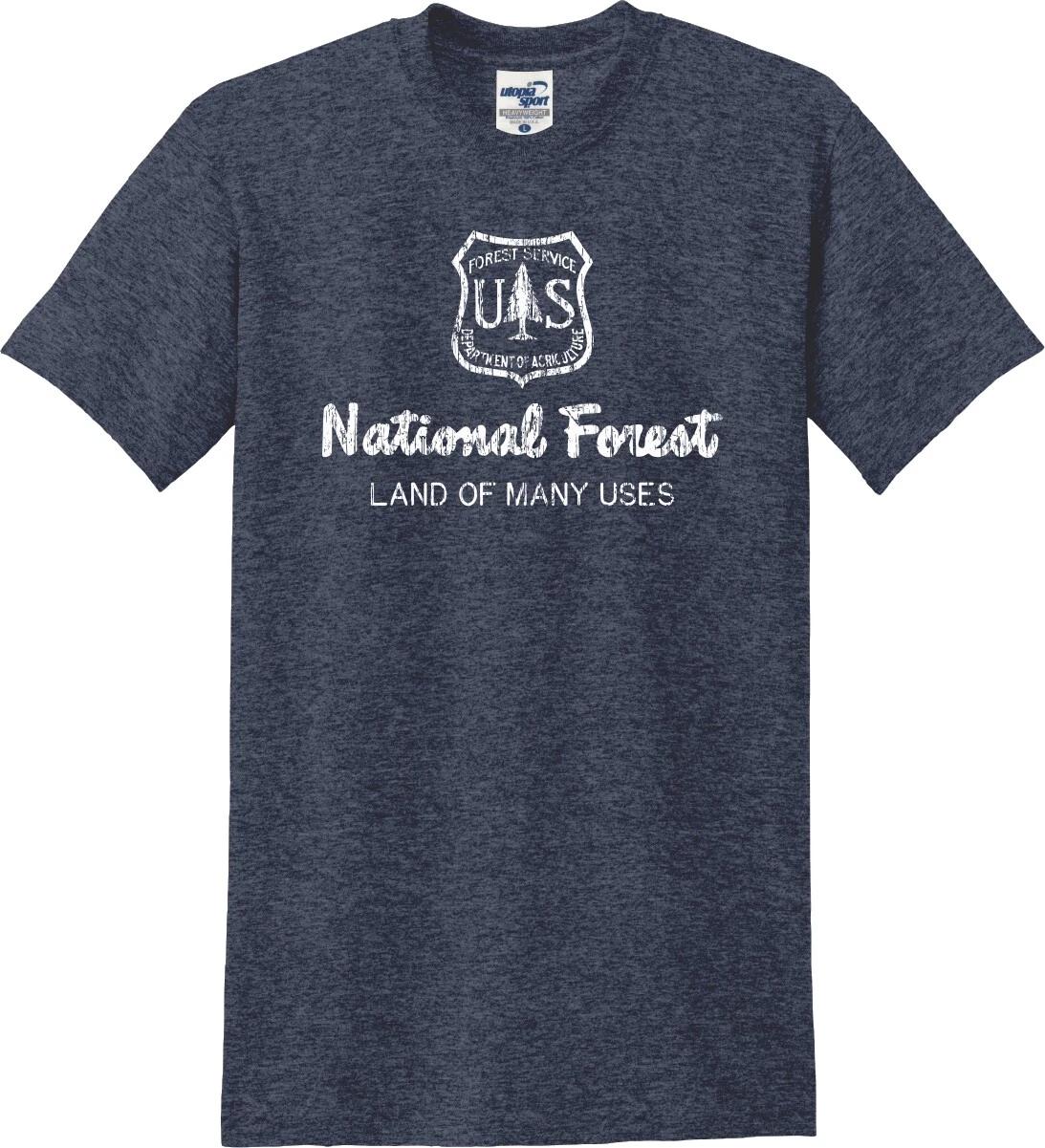 US Forest Service National Forest Land of Many Uses Unisex T shirt (S-5X) 2XL