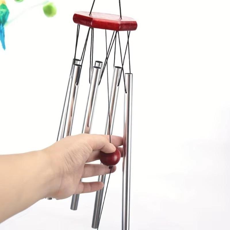 1pc Memorial Wind Chime Outdoor Large Deep Tone,Wind Chime Outdoor Sympathy Wind-Chime with 6Tuned Tubes For Garden Patio Balcony.