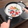 16/18/20cm Stieltopf Antihaft Suppentopf Induktionsfähig Soßentopf zum Kochen von Spaghetti Aufwärmen von Milch Kochen von Suppe