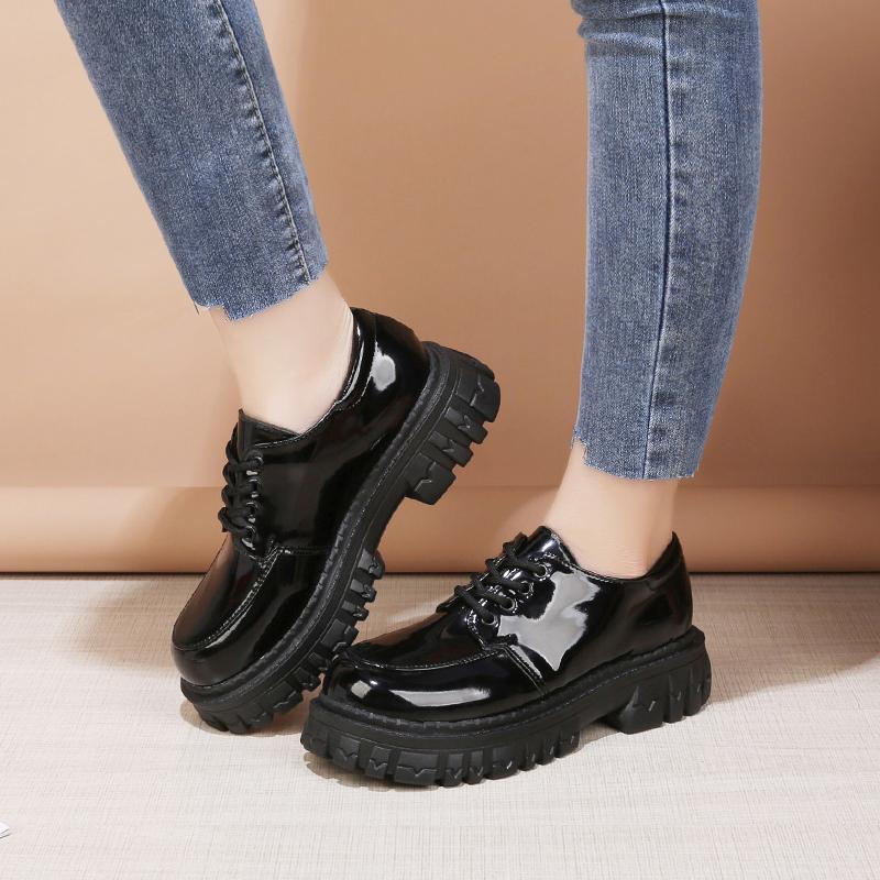Mode 2025 Mode Herren Casual Leder Derby Schuhe Herren Eckige Zehen Kappe Trendiger Designerschuh Herren Schnürschuhe Dicke Sohle Erhöhte Schuhe