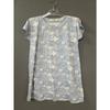 White Floral Print One Piece Pajamas Vevs103l