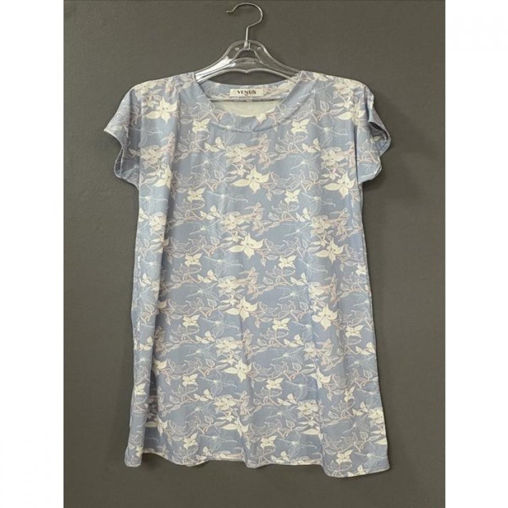 Venus White Floral Print One Piece Pajamas Vevs103l 85