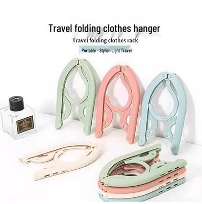 Portable Folding Clothes Hanger for Travel, Outdoor, Home, Dorms - Foldable Rack for Underwear and Socks.