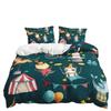 Quilt Cover Animal Rabbit Pillowcase Digital Printing Bedding Three-Piece Set