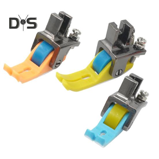 Rollsaum-Nähfuß für Nähmaschinen, unsichtbarer Reißverschluss, Saum-Nähfuß mit Rollsaumfuß für Heim- und Industrienäharbeiten