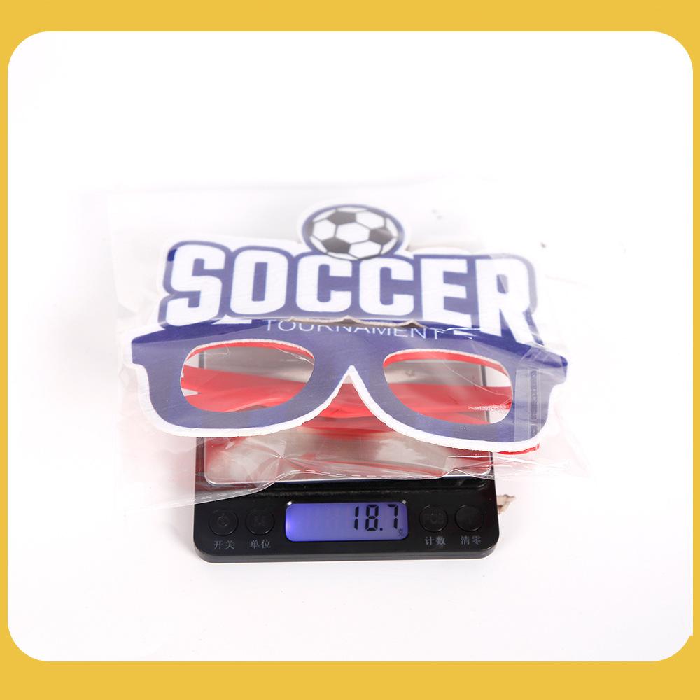 Football glasses, football league, bar clubs, party decorations, props, World Cup fan supplies