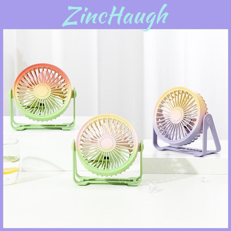 New Mini Usb Fan Color Changing Portable Desktop Fan With Built-in Battery Ideal For Students Dormitories Characters)