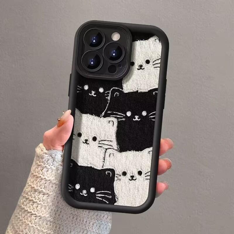 3D Bow Black Cat Lanyard Case For Honor 200 300 400 Pro MAGIC 90 7 Lite 5 6PRO X9C Smart X9 X7 20 Nova5T cover Soft Shockproof