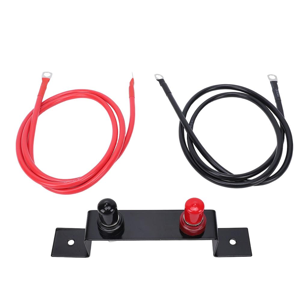 Battery Jump Post Kit 7AWG 1.2M Length Heavy Duty Remote Charging Post Battery Terminals Relocation Kit for UTV ATV Car