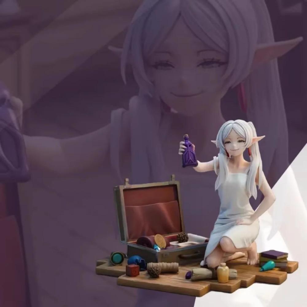 11cm Frieren: Beyond Journey's End Anime Figure Magic Potion Bottle Frieren Action Figure PVC Model Doll Toys Doll Collection