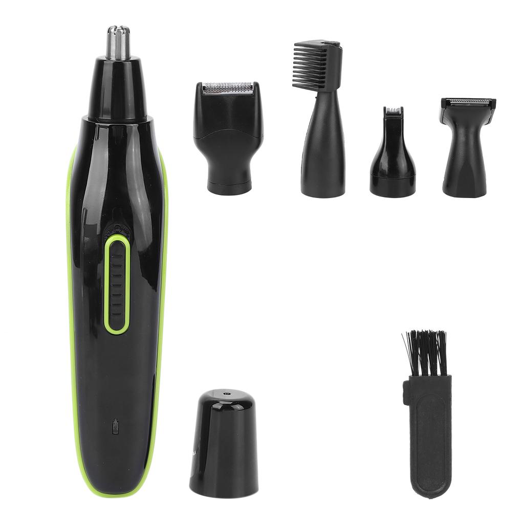 Nose Hair Trimmer Set USB 5 In 1 Electric Facial Ear Hair Eyebrow Trimmer for Home