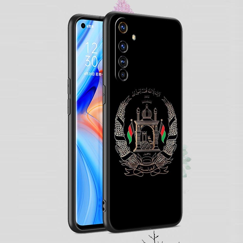 Afghan Afghanistan Flag For Realme 11 10 9 8 5G 7 6 GT2 Pro Plus C21 C11 C25 C35 Soft Cover For Realme GT Neo 2 3 3T Phone Case