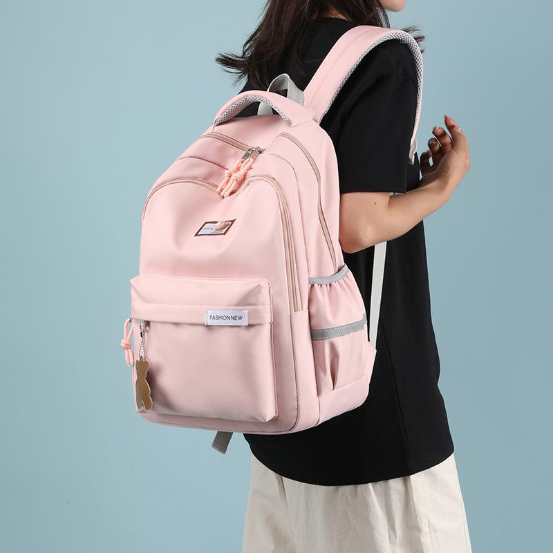 New Style of Junior High School Students and Primary School Students  Lightweight Campus Backpack Large Capacity Backpack