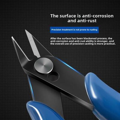 Universal Wire Cutters DIY Trimmer Diagonal Side Cutting Cable Nippers Mini Snips Flush Nipper Trimmer Home Hand Tools Blue
