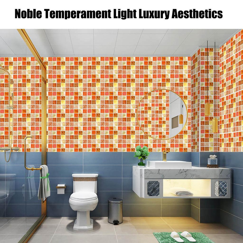 10Pcs Multi Tile Sticker DIY Transfer Kitchen Bathroom Various Colours